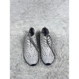Litfoot Shoes Womens Size 38 White Perforated Leather Comfort Walking Casual